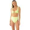 Women's Ruby Bottom, Melon Seersucker - Two Pieces - 1 - thumbnail