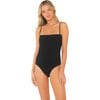 Women's Luna One Piece, Black - One Pieces - 1 - thumbnail