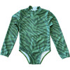 Riley One Piece, Green Zebra - One Pieces - 1 - thumbnail