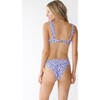 Women's Piper Bottom, Indigo Mini Floral - Two Pieces - 2