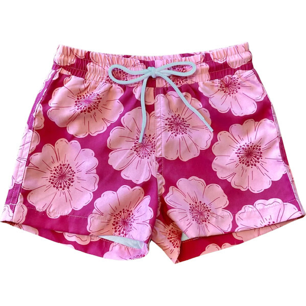 Cole Boardies, Coral Hibiscus - Citrine Swim Mommy & Me Shop | Maisonette