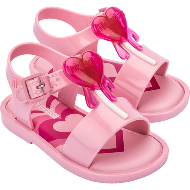 Baby Mar Sandal Jelly Pop, Pink & Hot Pink