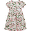 Liberty Print Carline Rose Dress, Pink Rose - Dresses - 1 - thumbnail
