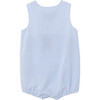 Little Benjamin Romper, Blue Stripe - Rompers - 2