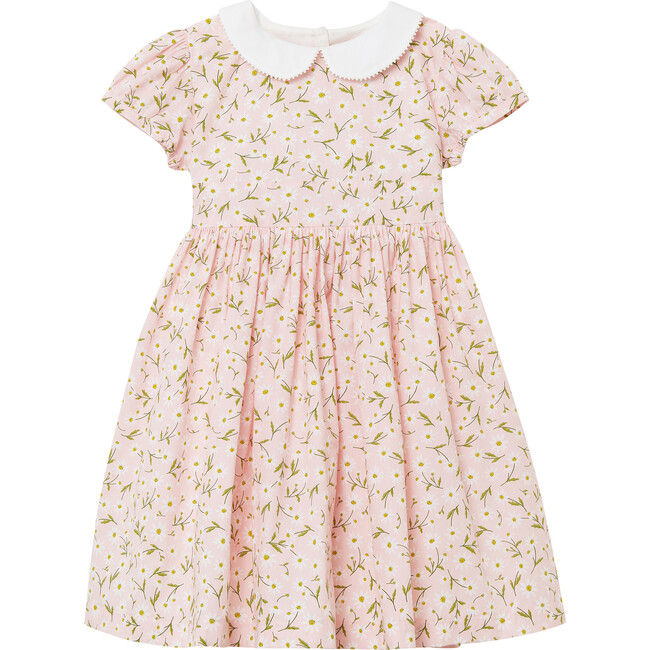 Catherine Daisy Dress, Pink Daisy - Trotters London Dresses | Maisonette