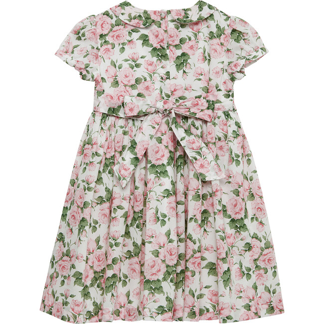 Liberty Print Carline Rose Dress, Pink Rose - Dresses - 4