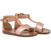 Ankle Strap Sandals, Glitter Pink - Sandals - 1 - thumbnail