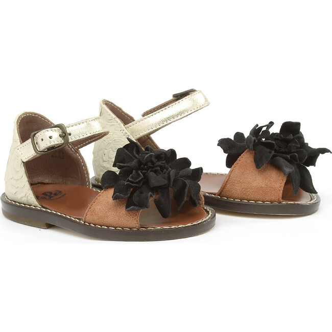 Buckled Sandals, Brown