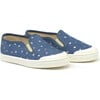 Star Detail Slip-On, Blue Jeans - Slip Ons - 1 - thumbnail