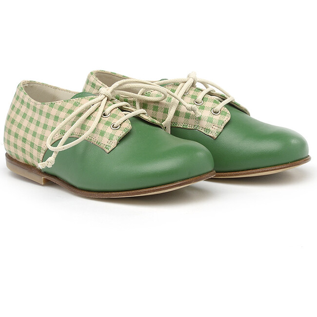 Lace-Up Shoes, Green