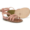 Crossover Band Sandals, Pink - Sandals - 2