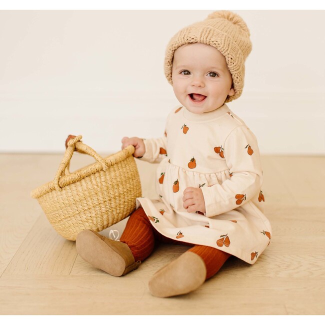 Long Sleeve Dress, Pear - Dresses - 3