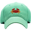 Crab Baseball Hat, Keys Green - Hats - 1 - thumbnail