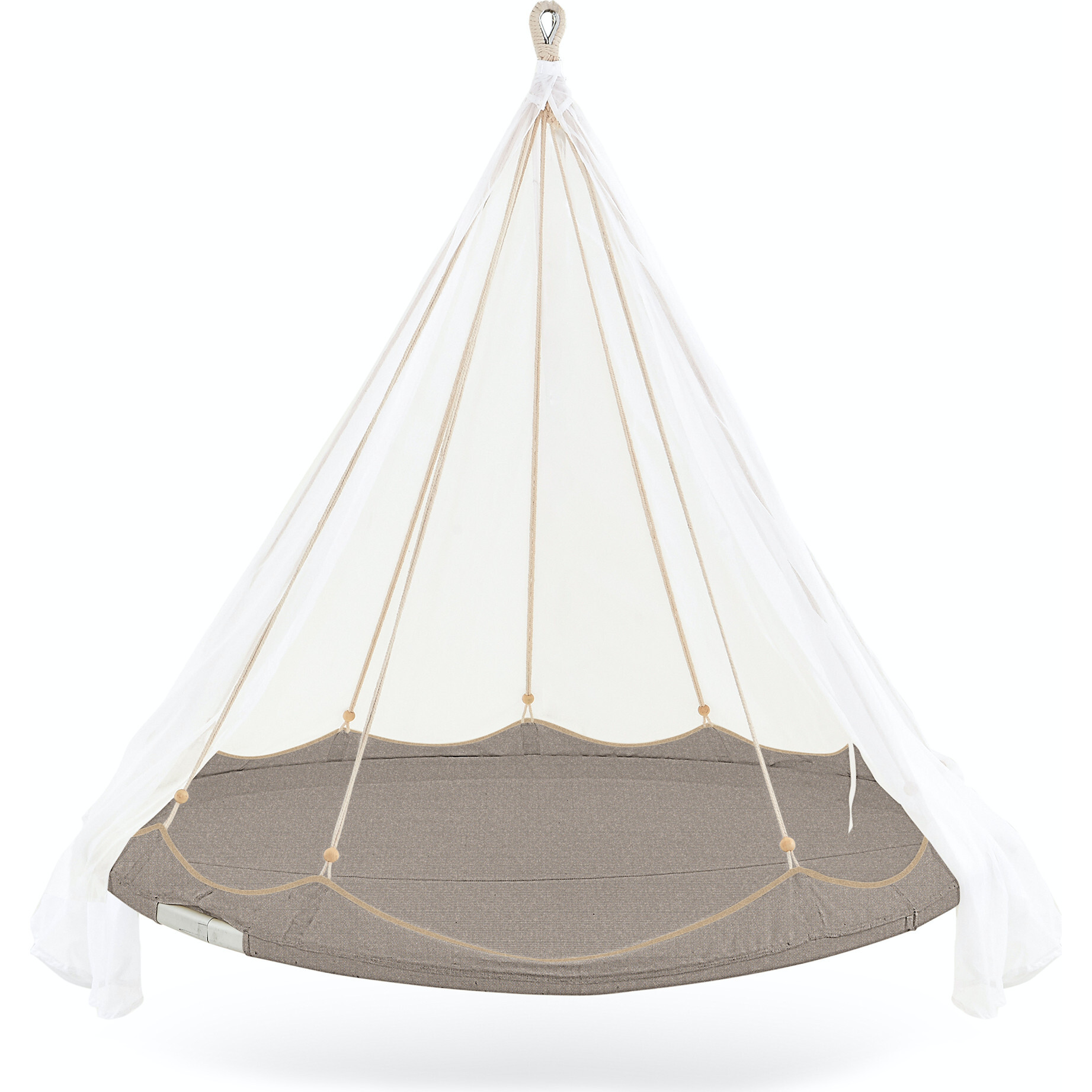 6' Deluxe Sunbrella® TiiPii Bed, Large + Ambient Net, Space - Kids Seating - 1
