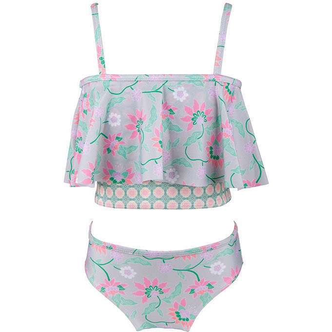 Ilu Girls Ruffle Bikini - Olga Valentine Swim | Maisonette