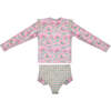 Ayu Girls Two Piece Rashguard Set - Two Pieces - 3