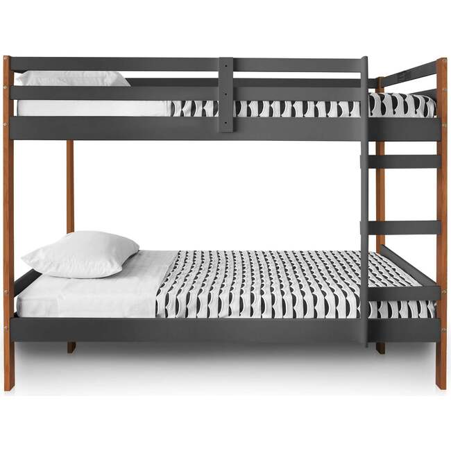 Letto Bunk Bed, Natural/Grey - Beds - 1