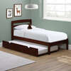 Twin Bed with Trundle, Cherry Wood - Beds - 4