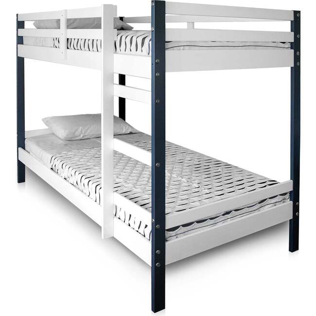 Letto Bunk Bed, Navy/White - Beds - 3