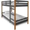 Letto Bunk Bed, Natural/Grey - Beds - 3 - thumbnail