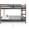 Letto Bunk Bed, Natural/Grey - Beds - 5