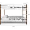 Letto Bunk Bed, Natural/White - Beds - 5 - thumbnail