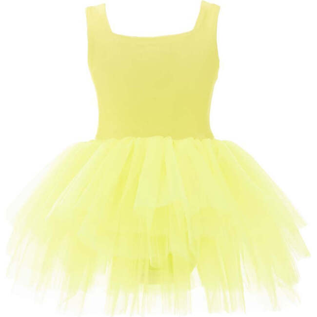 Tulle Tutu Dress, Neon Yellow