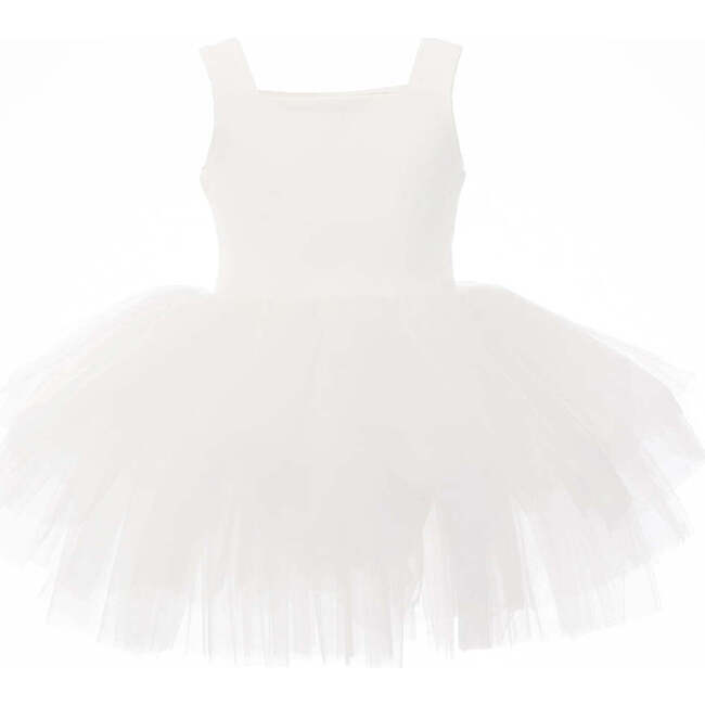 Tulle Tutu Dress, White - Dresses - 1