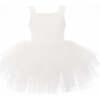 Tulle Tutu Dress, White - Dresses - 1 - thumbnail