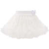 Bow Tutu Skirt, White - Skirts - 1 - thumbnail
