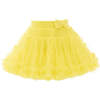 Bow Tutu Skirt, Yellow - Skirts - 1 - thumbnail