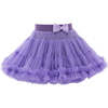 Bow Tutu Skirt, Purple - Skirts - 1 - thumbnail