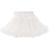 Bow Tutu Skirt, White - Skirts - 2