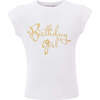 Birthday Girl T-Shirt, White - T-Shirts - 1 - thumbnail