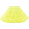 Bow Tutu Skirt, Neon Yellow - Skirts - 2