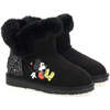 Disney Fur Boots, Black - Boots - 1 - thumbnail