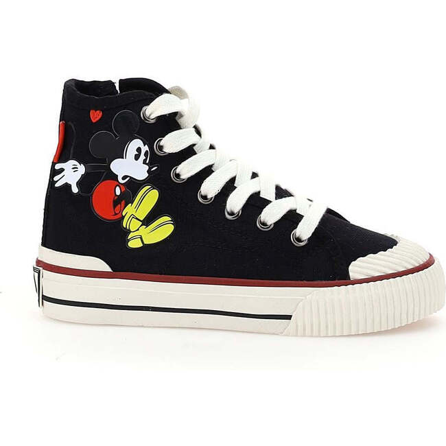 Mickey High Top Sneakers, Black