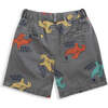 Animal Print Shorts, Gray - Shorts - 2