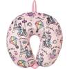 Gwen Paris Print Neck Pillow, Pink - Pillows - 1 - thumbnail