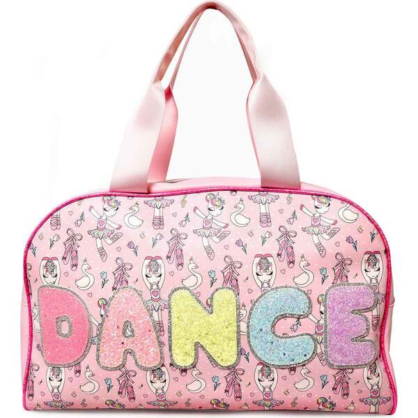Bubble Dance Ballerina Miss Gwen Print Medium Duffle Bag, Pink - OMG ...