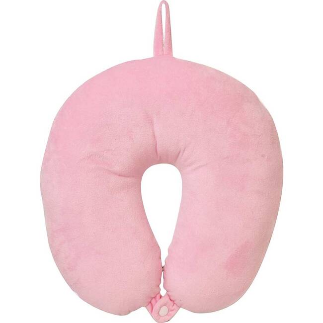 Gwen Paris Print Neck Pillow, Pink - Pillows - 2