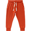 French Terry Bamboo Jogger, Chili - Pants - 1 - thumbnail