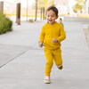 French Terry Bamboo Hoodie, Mustard - Shirts - 2