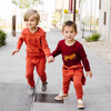 French Terry Bamboo Jogger, Chili - Pants - 2