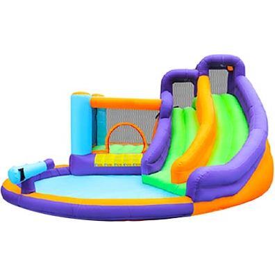 Double Slide Water Park with Water Cannon
