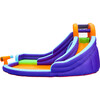 Double Slide Water Park with Climbing Wall & Water Cannon - Pool Toys - 4