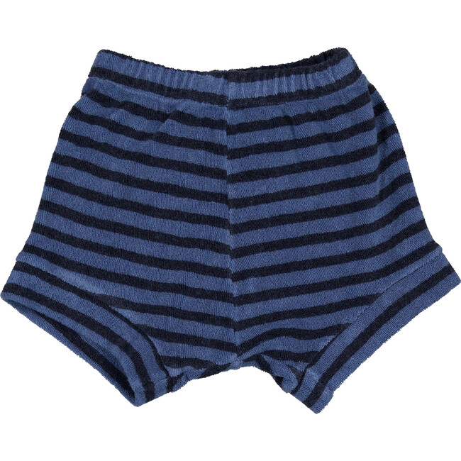Striped Shorts, Blue and Black