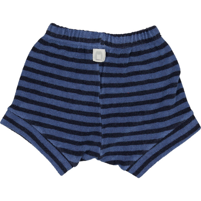 Striped Shorts, Blue and Black
