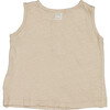 Sleeveless Tank Top, Sand - Shirts - 2 - thumbnail