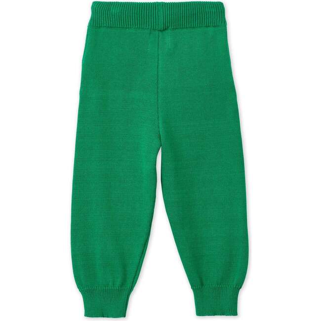 Organic Cotton Knit Joggers, Green